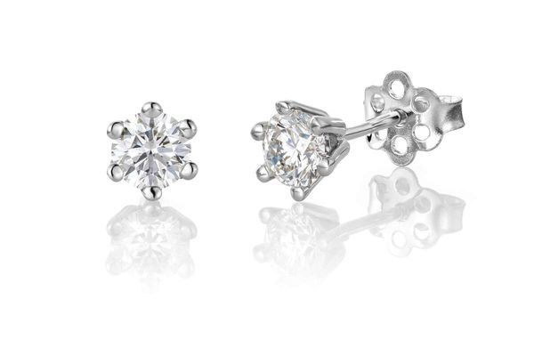 Hovedbilde Ørepynt Margrete 1,00ct med LAB grown diamanter